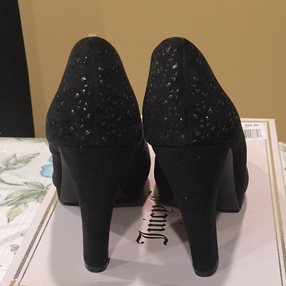 Juicy Couture Marcy metallic underlay high heels with a cutout design - Picture 5 of 5